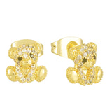 Teddy Bear Earrings - EVRYJEWELS